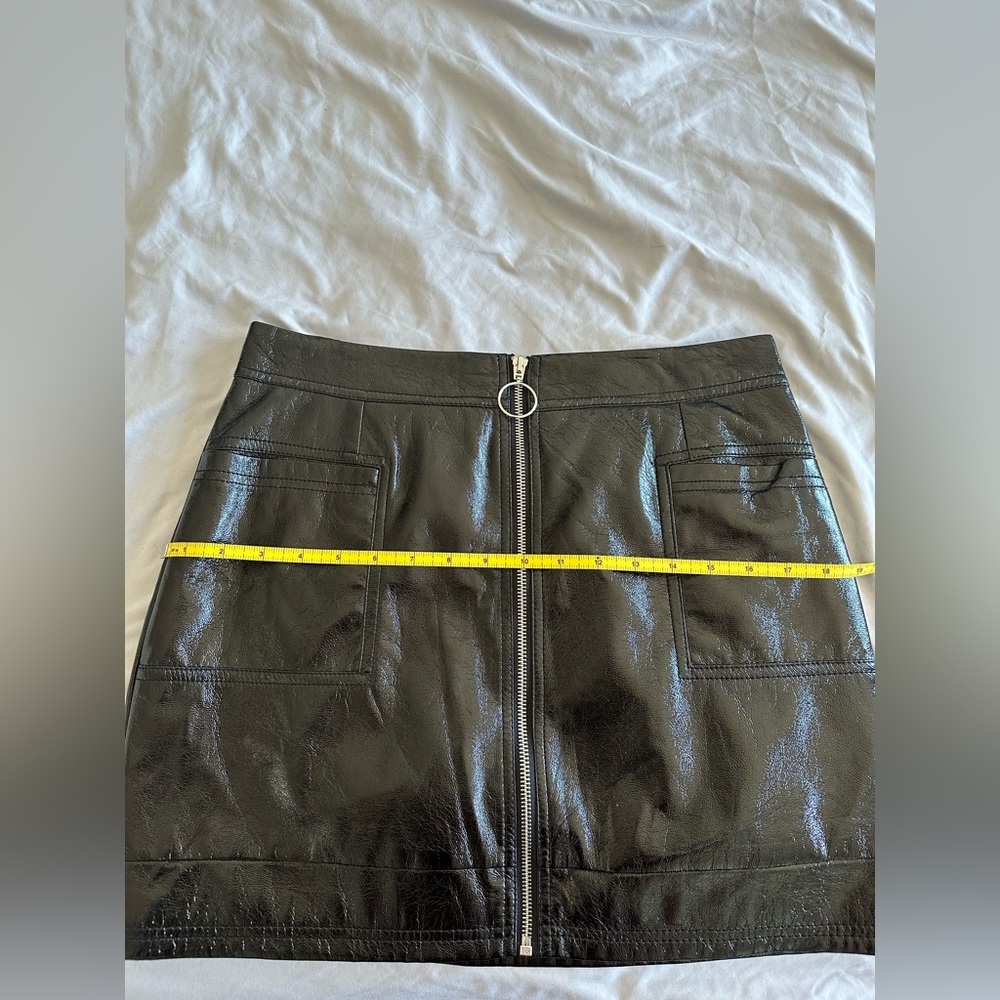 Top Shop Sexy Vegan Leather Skirt - Picture 7 of 7